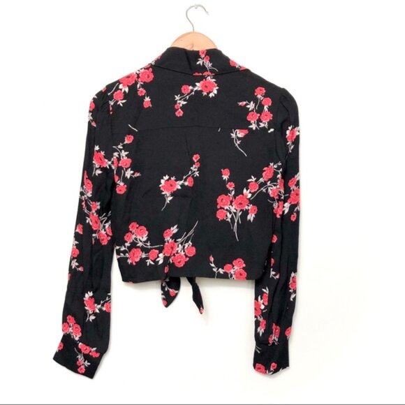 Reformation Dottie Top, Rose Pattern, XS - Picture 6 of 10